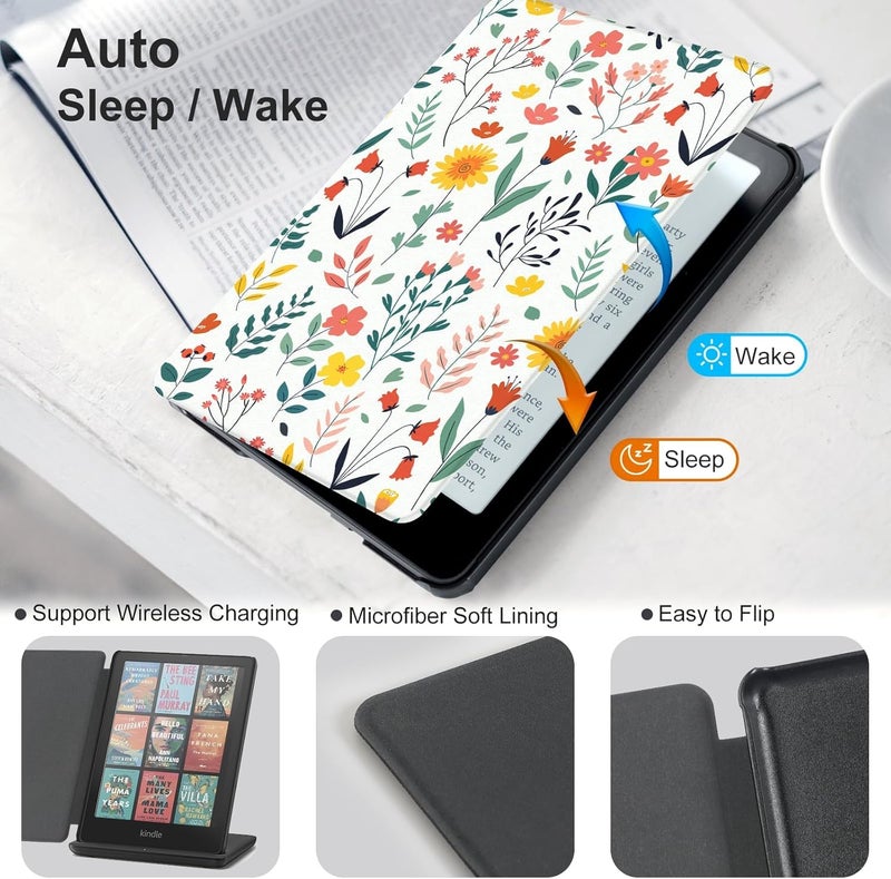 CoBak Magnetic Case for 7" Kindle Paperwhite 12th Gen 2024 and Kindle Colorsoft - Compatible with iPhone MagSafe, for Samsung/Belkin/Anker Wireless Charging Pads, Lightweight, Auto Sleep Wake - Image 5